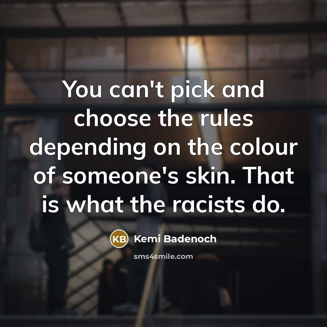 “You can't pick and choose the rules depending on the…” quote by Kemi Badenoch