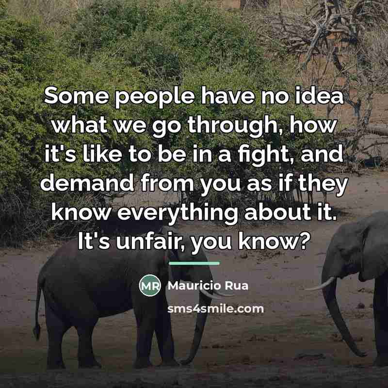 “Some people have no idea what we go through, how…” quote by Mauricio Rua
