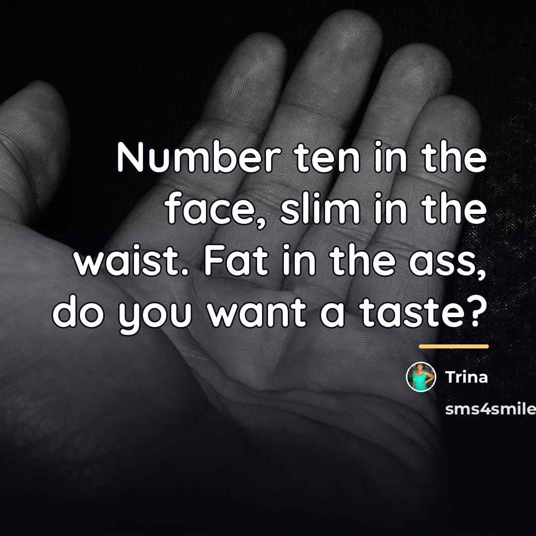 “Number ten in the face, slim in the waist. Fat…” quote by Trina