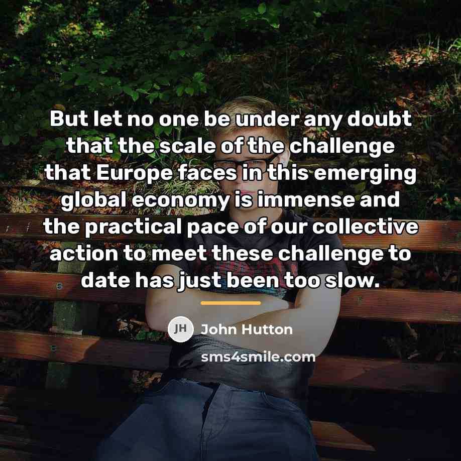 “But let no one be under any doubt that the…” quote by John Hutton