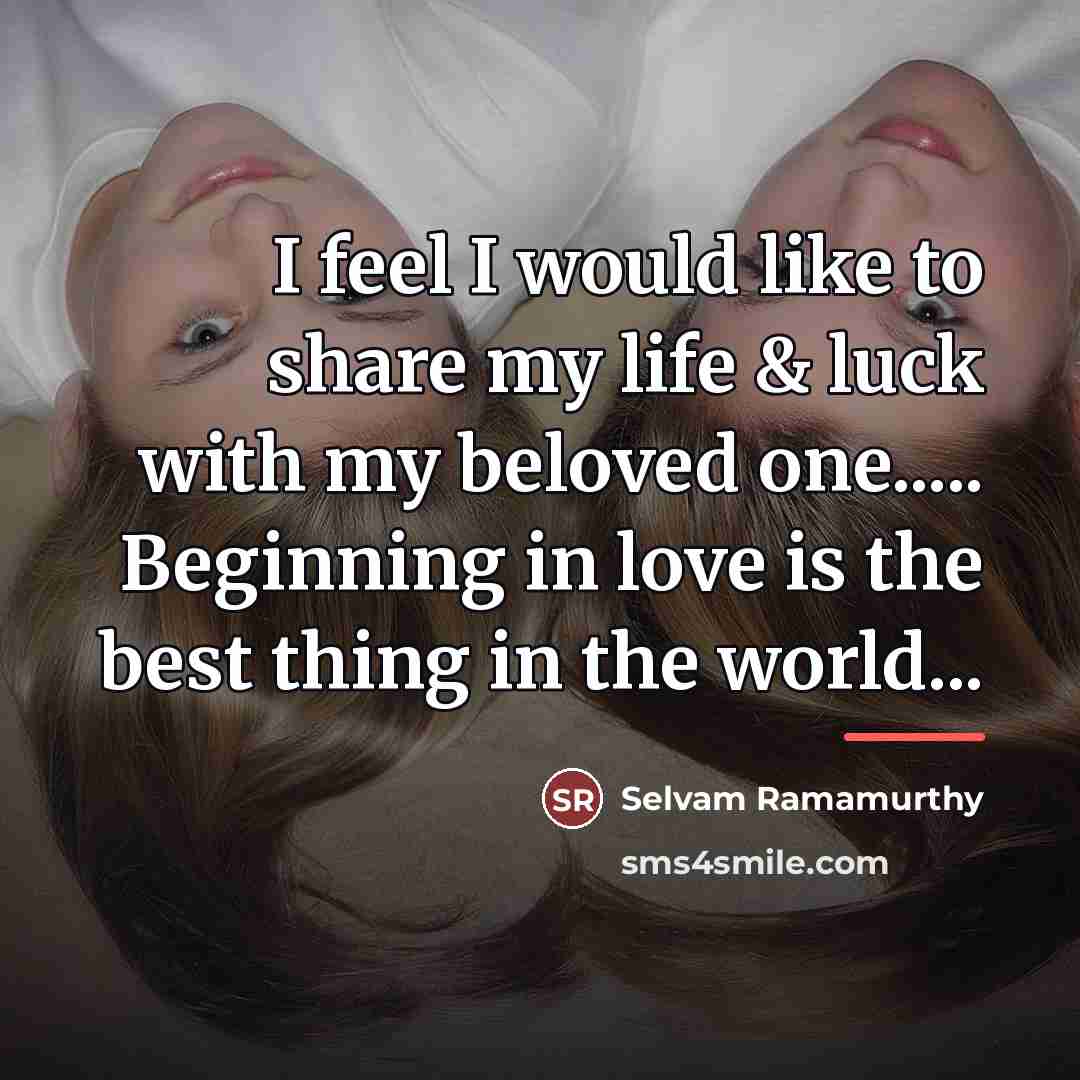 “I feel I would like to share my life &…” quote by Selvam Ramamurthy