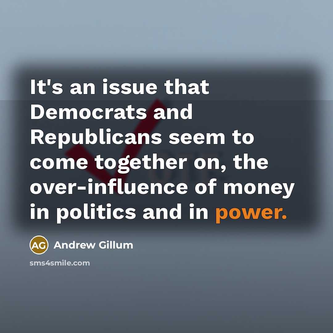 “It's an issue that Democrats and Republicans seem to come…” quote by Andrew Gillum
