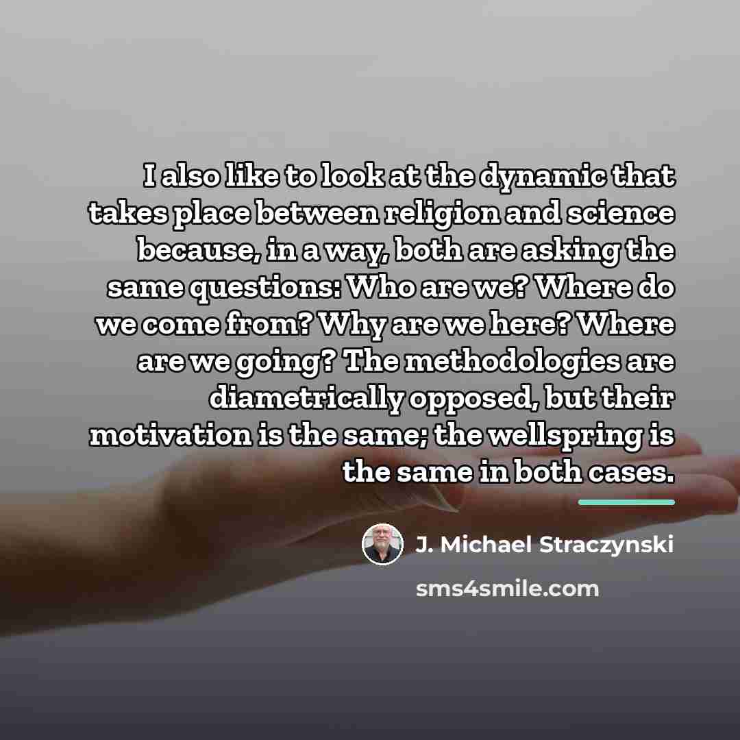 “I also like to look at the dynamic that takes…” quote by J. Michael Straczynski