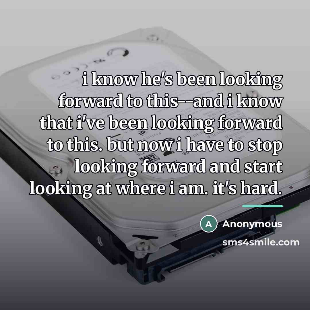 “i know he's been looking forward to this--and i know…” quote by Anonymous