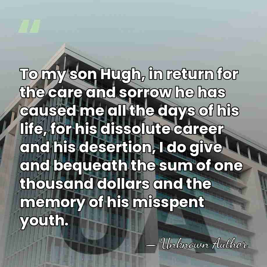 To my son Hugh, in return for the care and sorrow he&hellip; - Unknown Author