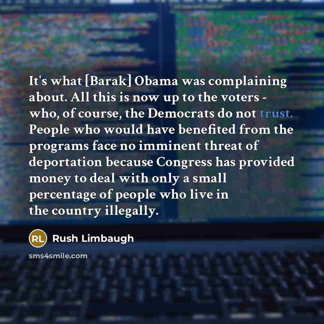 “It's what [Barak] Obama was complaining about. All this is…” quote by Rush Limbaugh