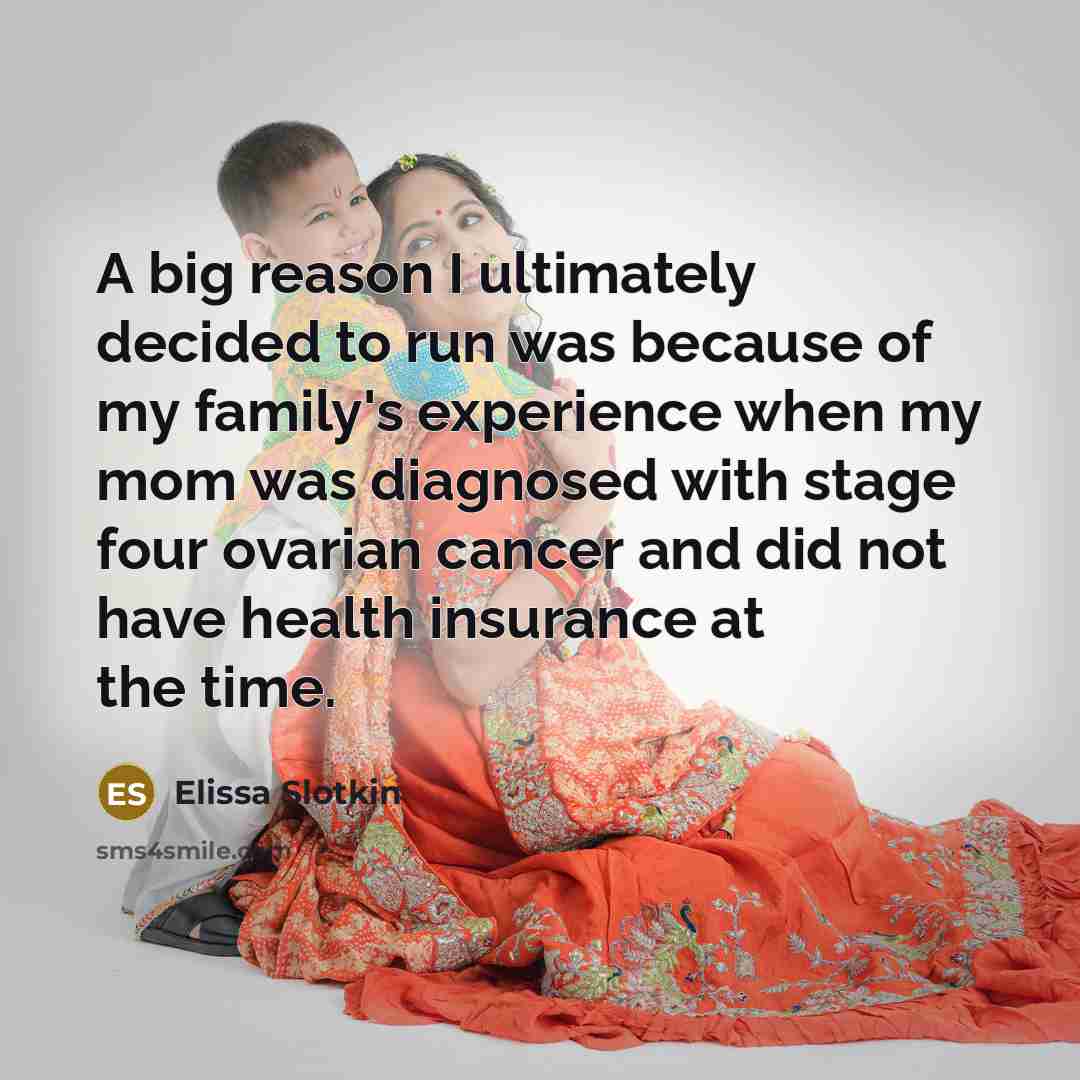 “A big reason I ultimately decided to run was because…” quote by Elissa Slotkin