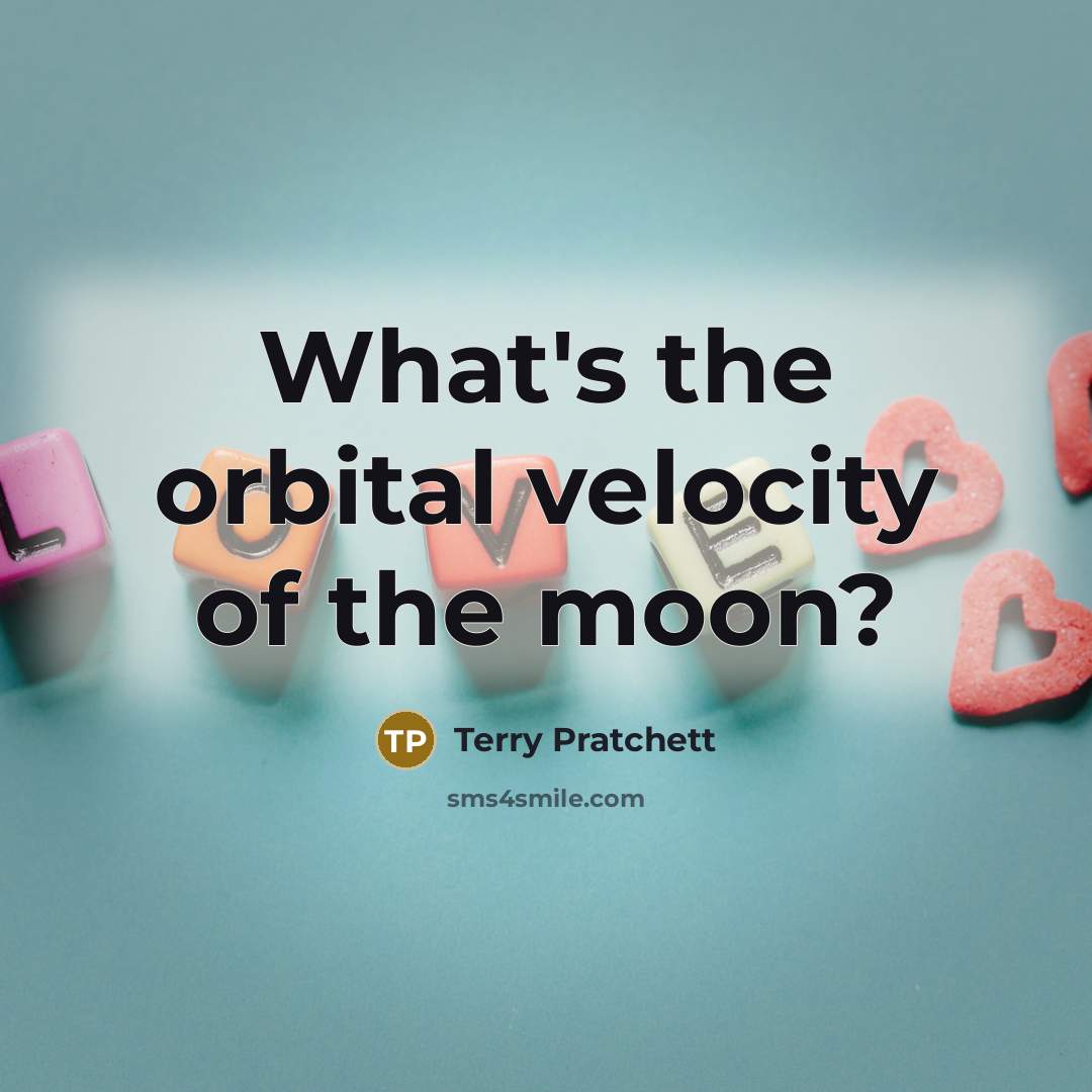 “What's the orbital velocity of the moon?…” quote by Terry Pratchett