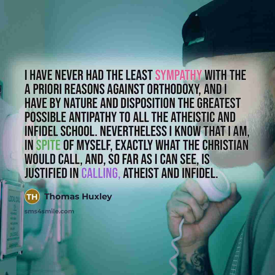 “I have never had the least sympathy with the a…” quote by Thomas Huxley
