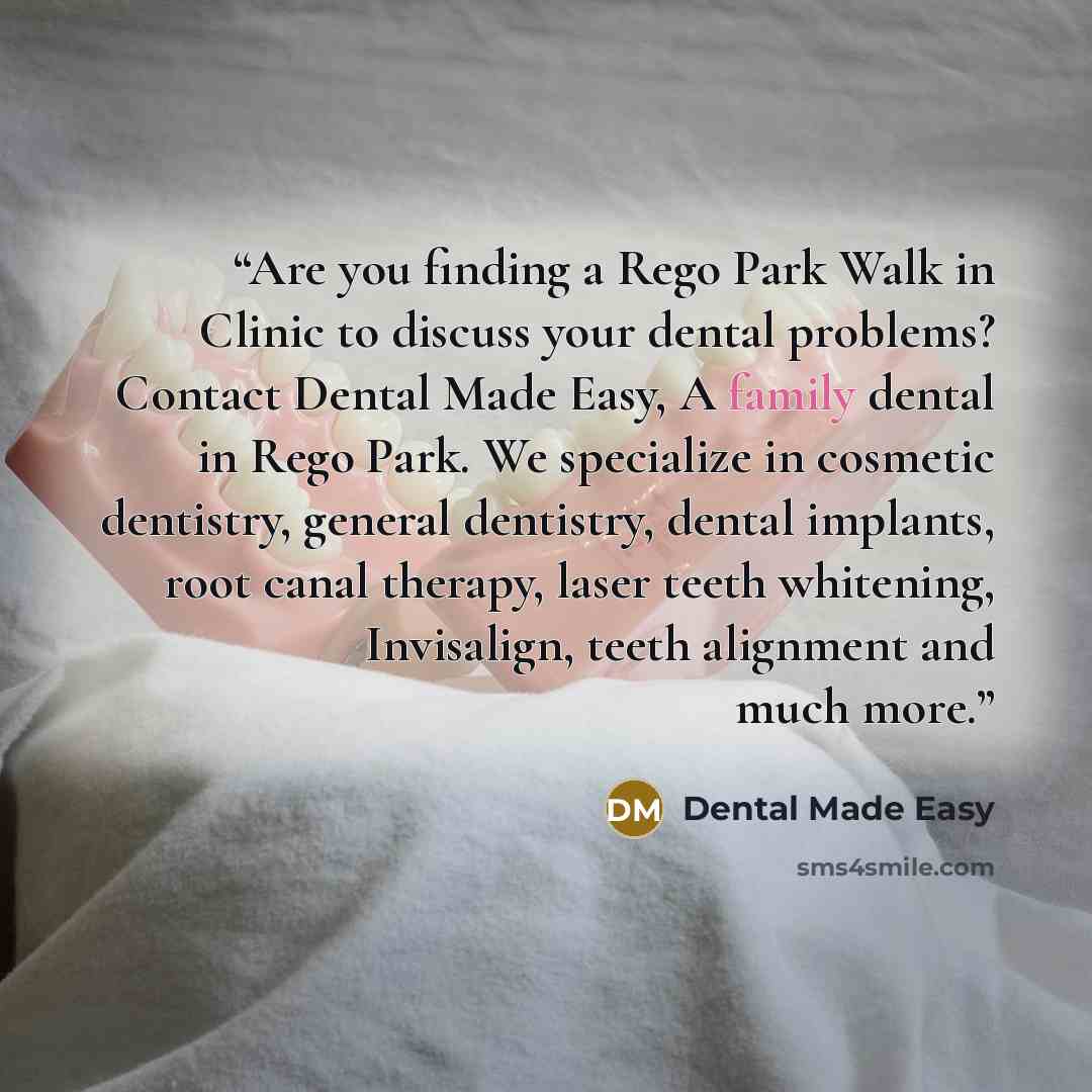 “Are you finding a Rego Park Walk in Clinic to discuss your dental problems? Contact Dental Made Easy, A family dental in Rego Park. We specialize in cosmetic dentistry, general dentistry, dental implants, root canal therapy, laser teeth whitening, Invisalign, teeth alignment and much more.” quote by Dental Made Easy
