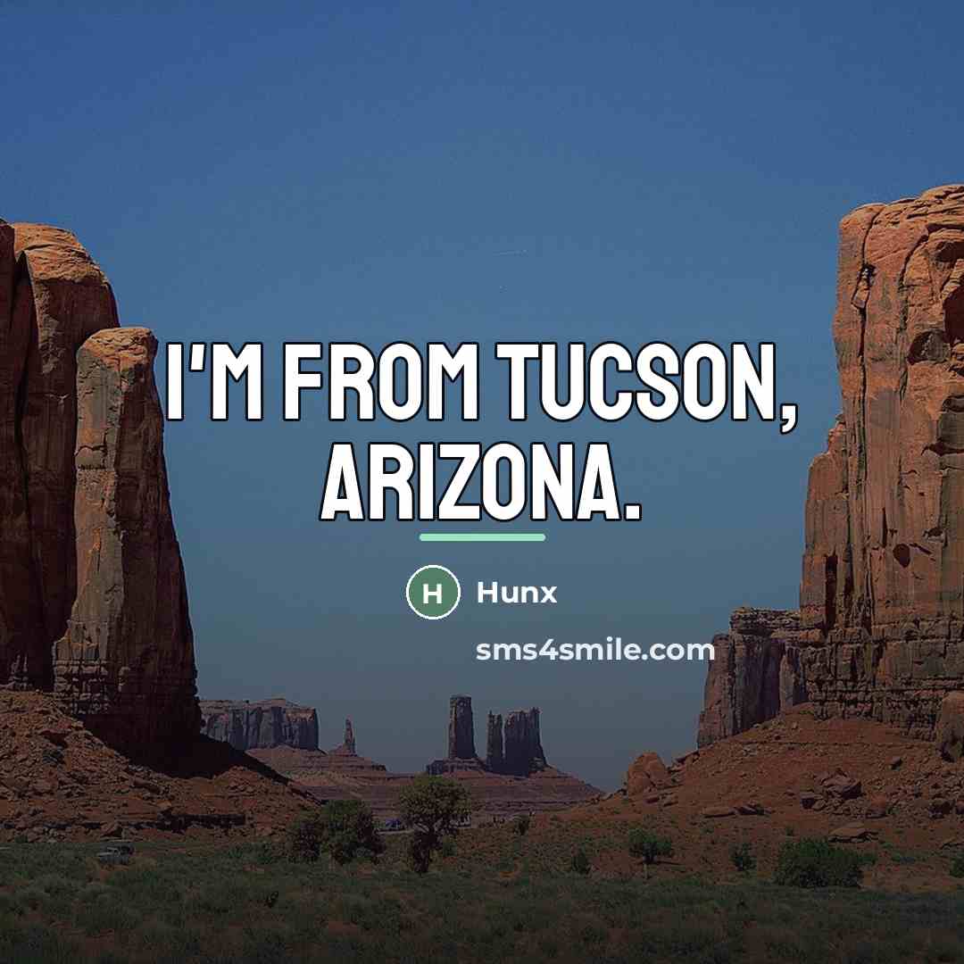 “I'm from Tucson, Arizona.…” quote by Hunx