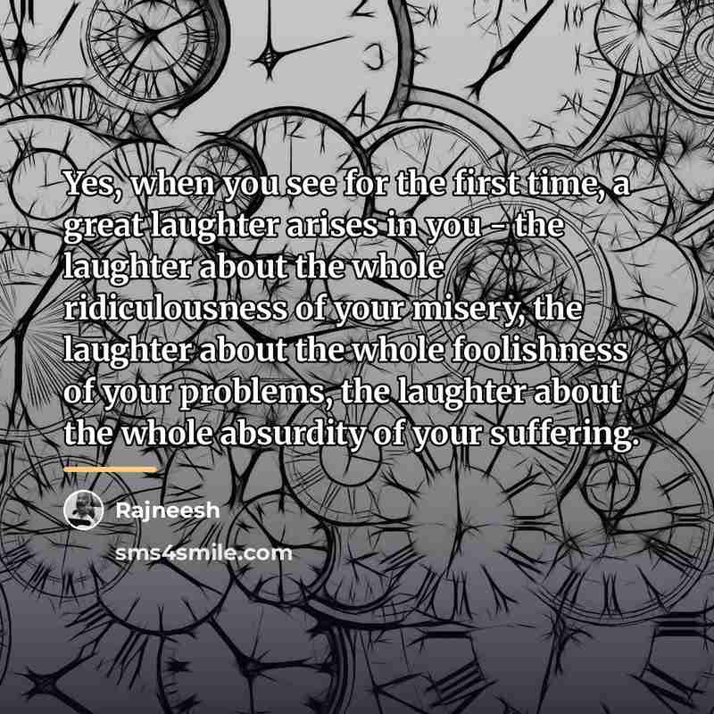 “Yes, when you see for the first time, a great…” quote by Rajneesh
