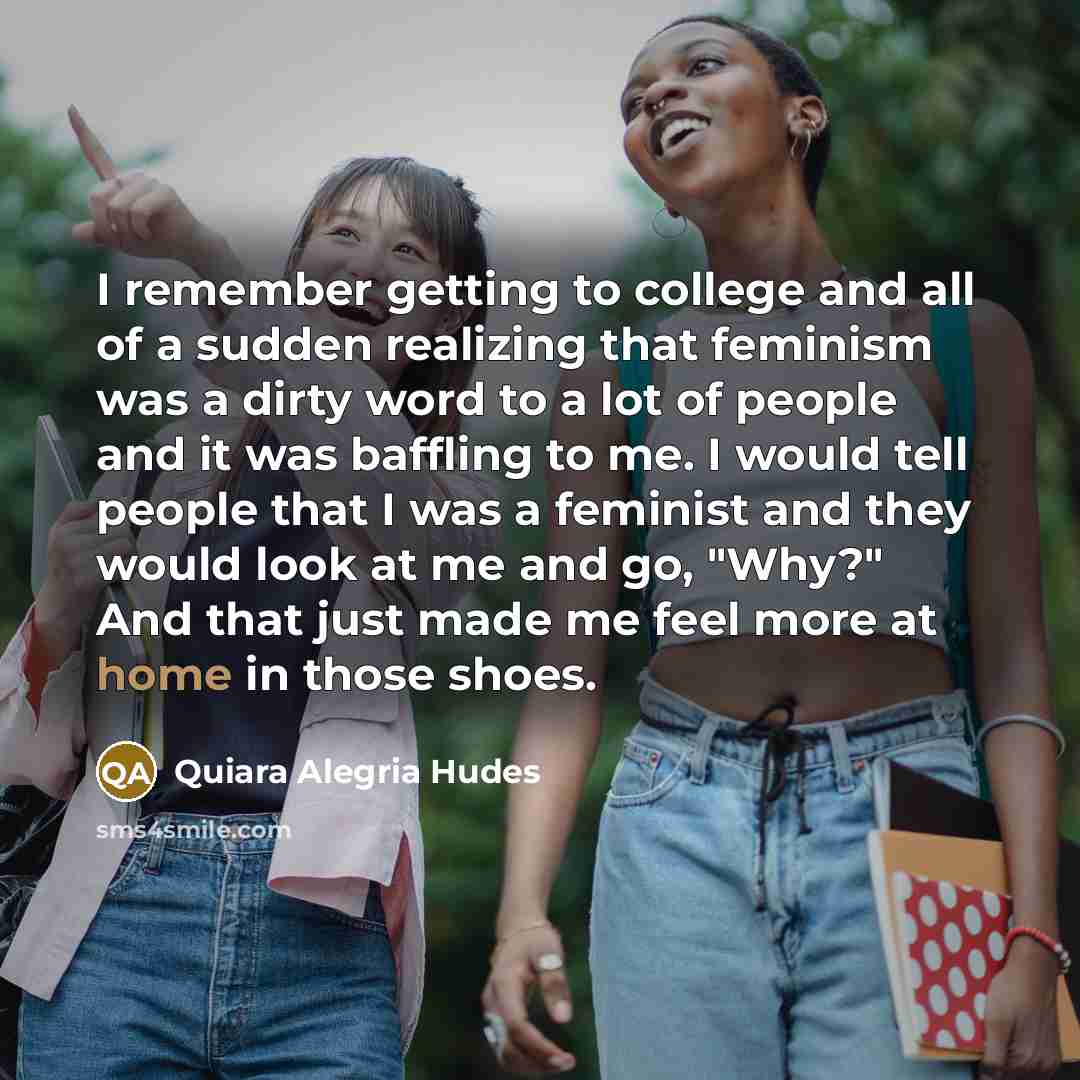 “I remember getting to college and all of a sudden…” quote by Quiara Alegria Hudes