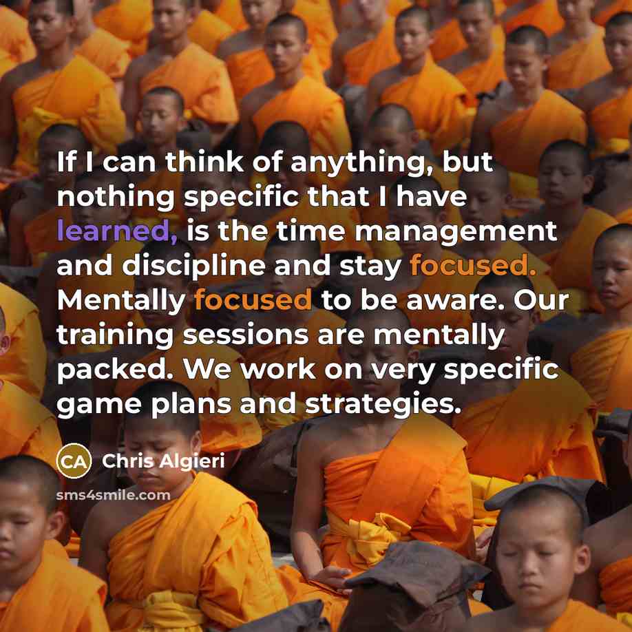 “If I can think of anything, but nothing specific that…” quote by Chris Algieri