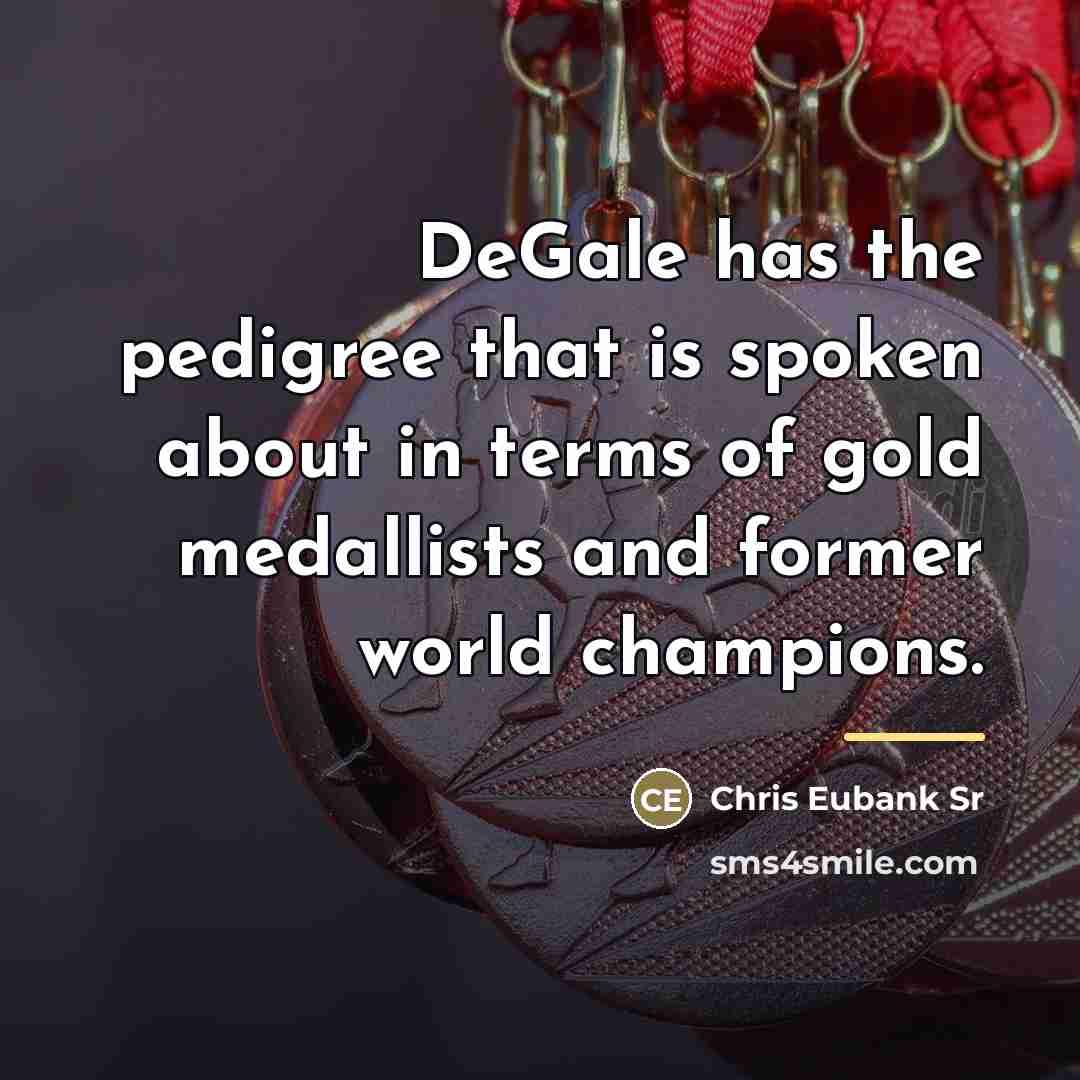 “DeGale has the pedigree that is spoken about in terms…” quote by Chris Eubank Sr
