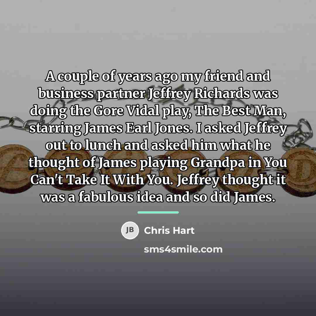 “A couple of years ago my friend and business partner…” quote by Chris Hart