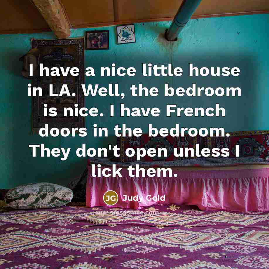 “I have a nice little house in LA. Well, the…” quote by Judy Gold