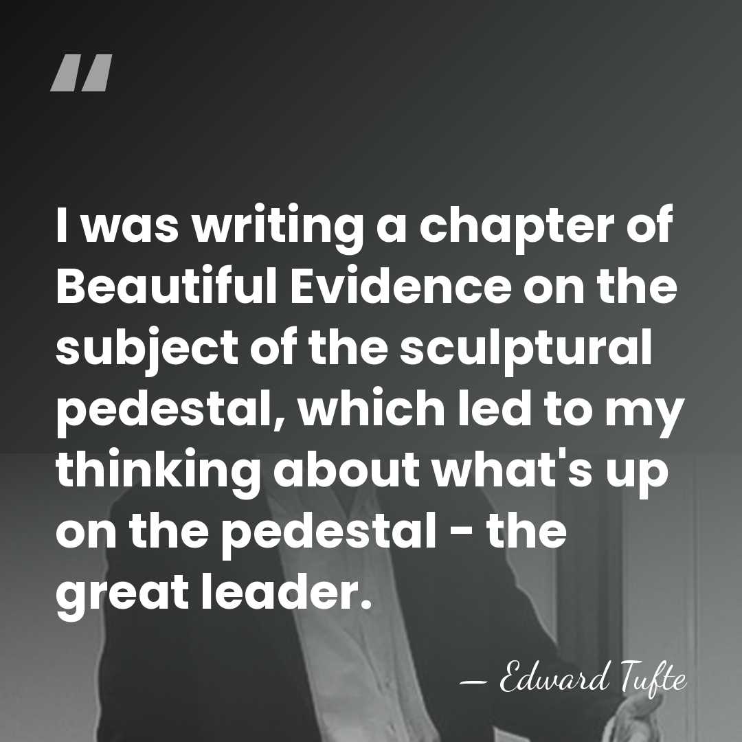 I was writing a chapter of Beautiful Evidence on the subject of&hellip; - Edward Tufte