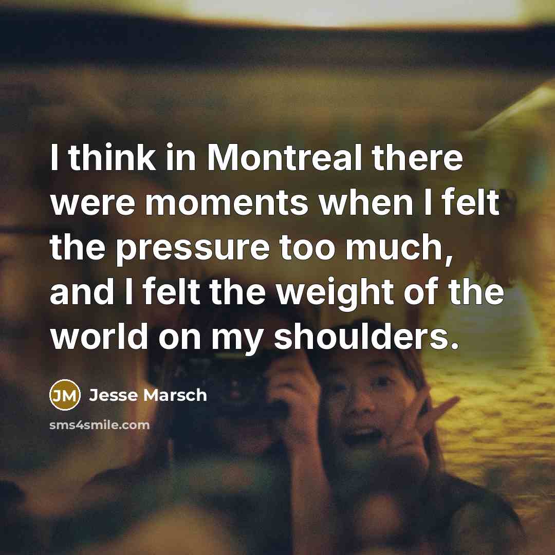 “I think in Montreal there were moments when I felt…” quote by Jesse Marsch
