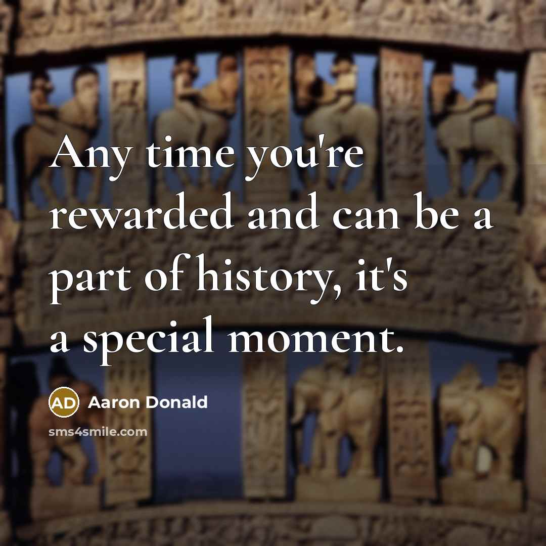 “Any time you're rewarded and can be a part of…” quote by Aaron Donald
