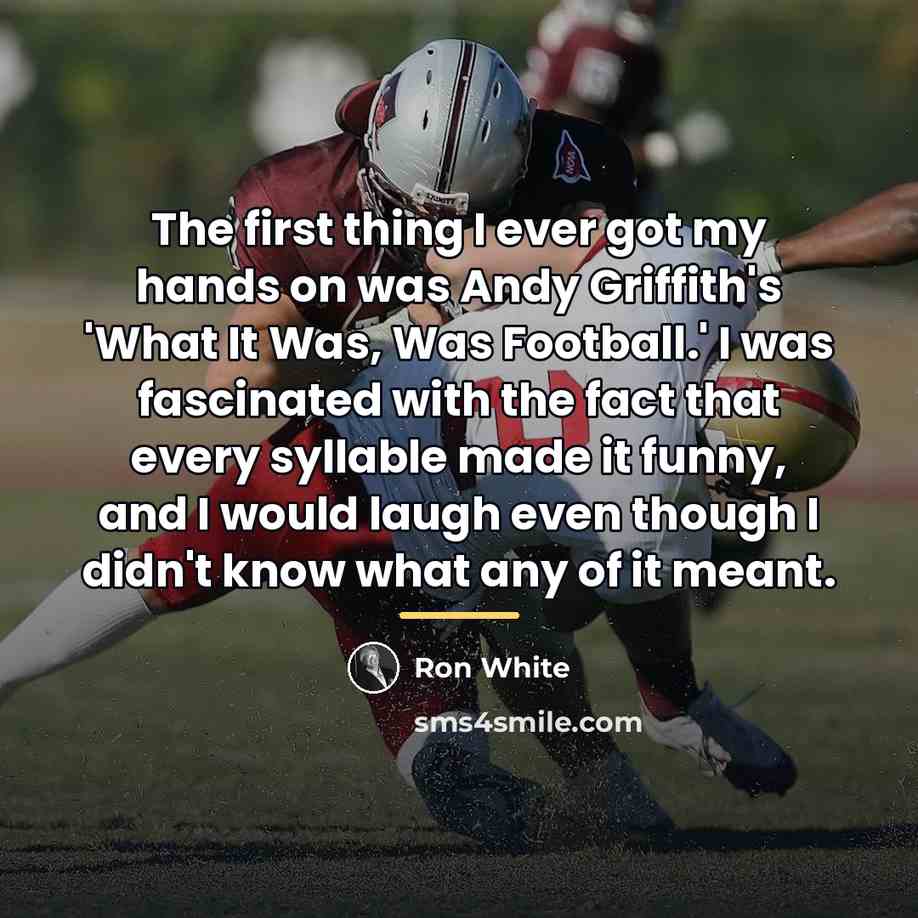 “The first thing I ever got my hands on was…” quote by Ron White