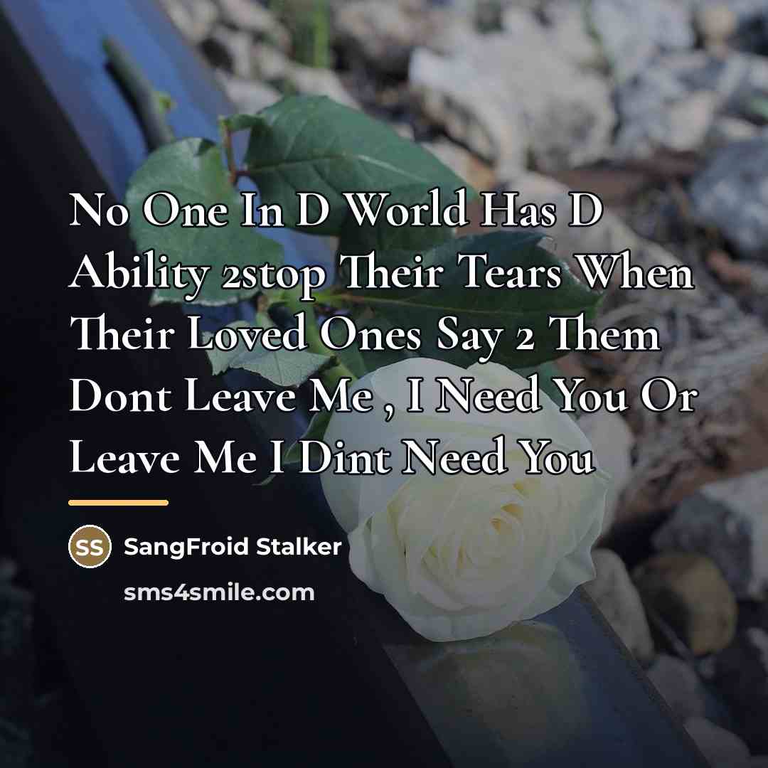 “No One In D World Has D Ability 2stop Their…” quote by SangFroid Stalker