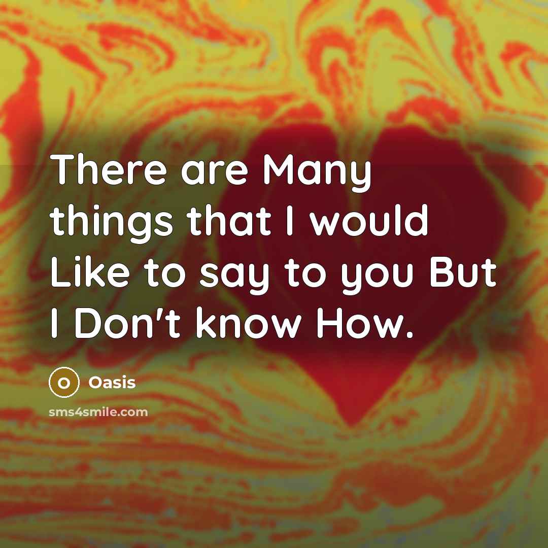 “There are Many things that I would Like to say…” quote by Oasis