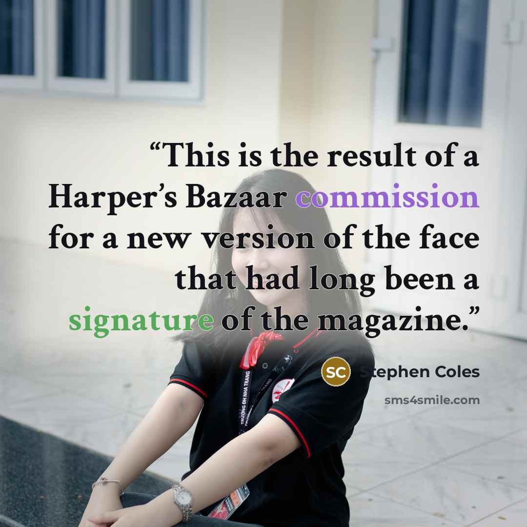 “This is the result of a Harper’s Bazaar commission for a new version of the face that had long been a signature of the magazine.” quote by Stephen Coles