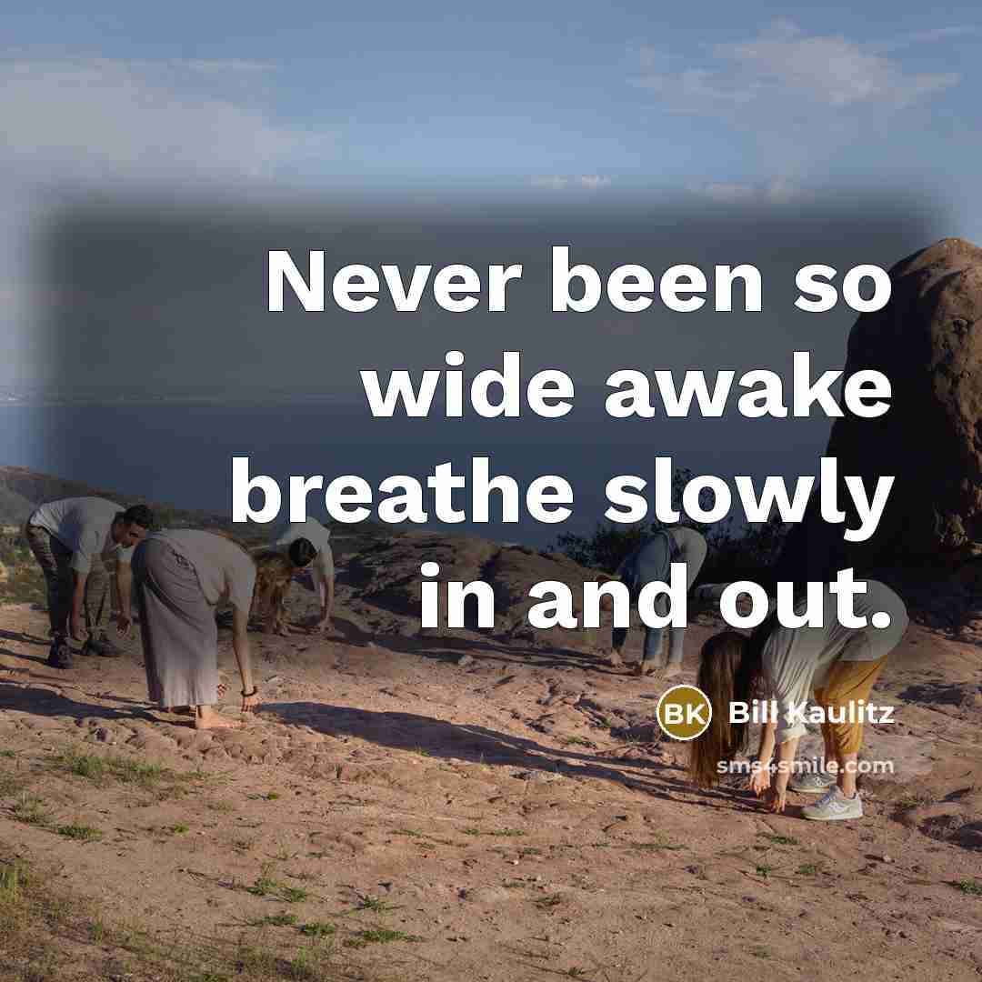 “Never been so wide awake breathe slowly in and out.…” quote by Bill Kaulitz