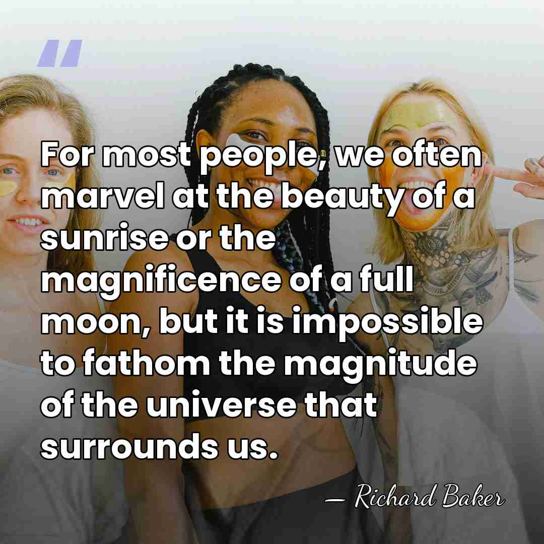 For most people, we often marvel at the beauty of a sunrise&hellip; - Richard Baker