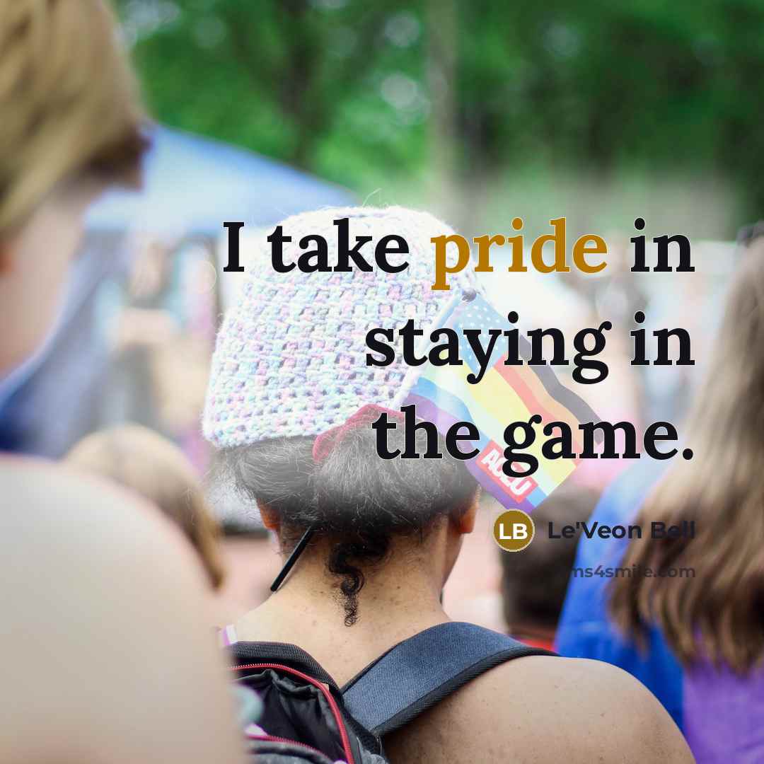 “I take pride in staying in the game.…” quote by Le'Veon Bell