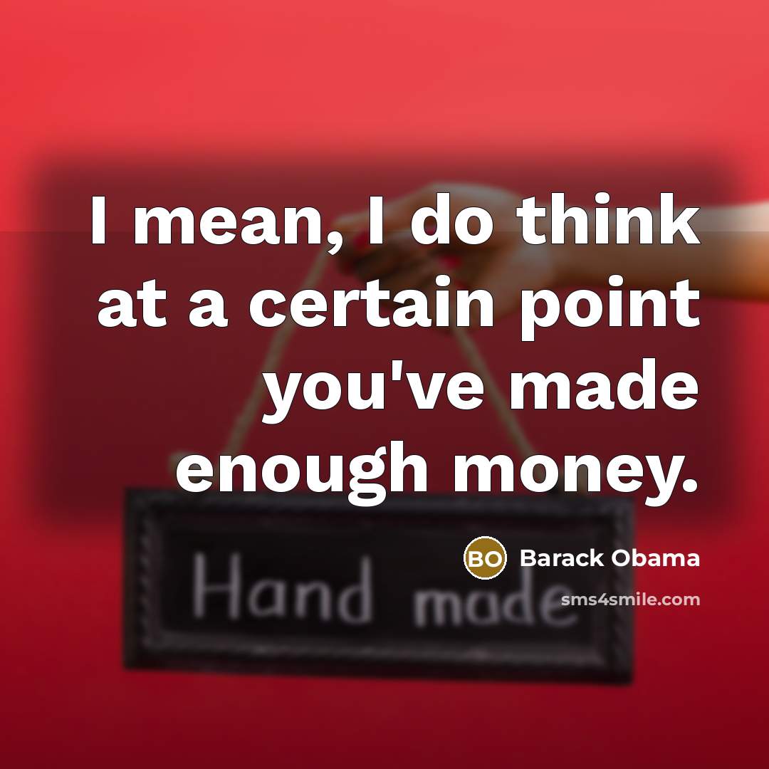“I mean, I do think at a certain point you've…” quote by Barack Obama