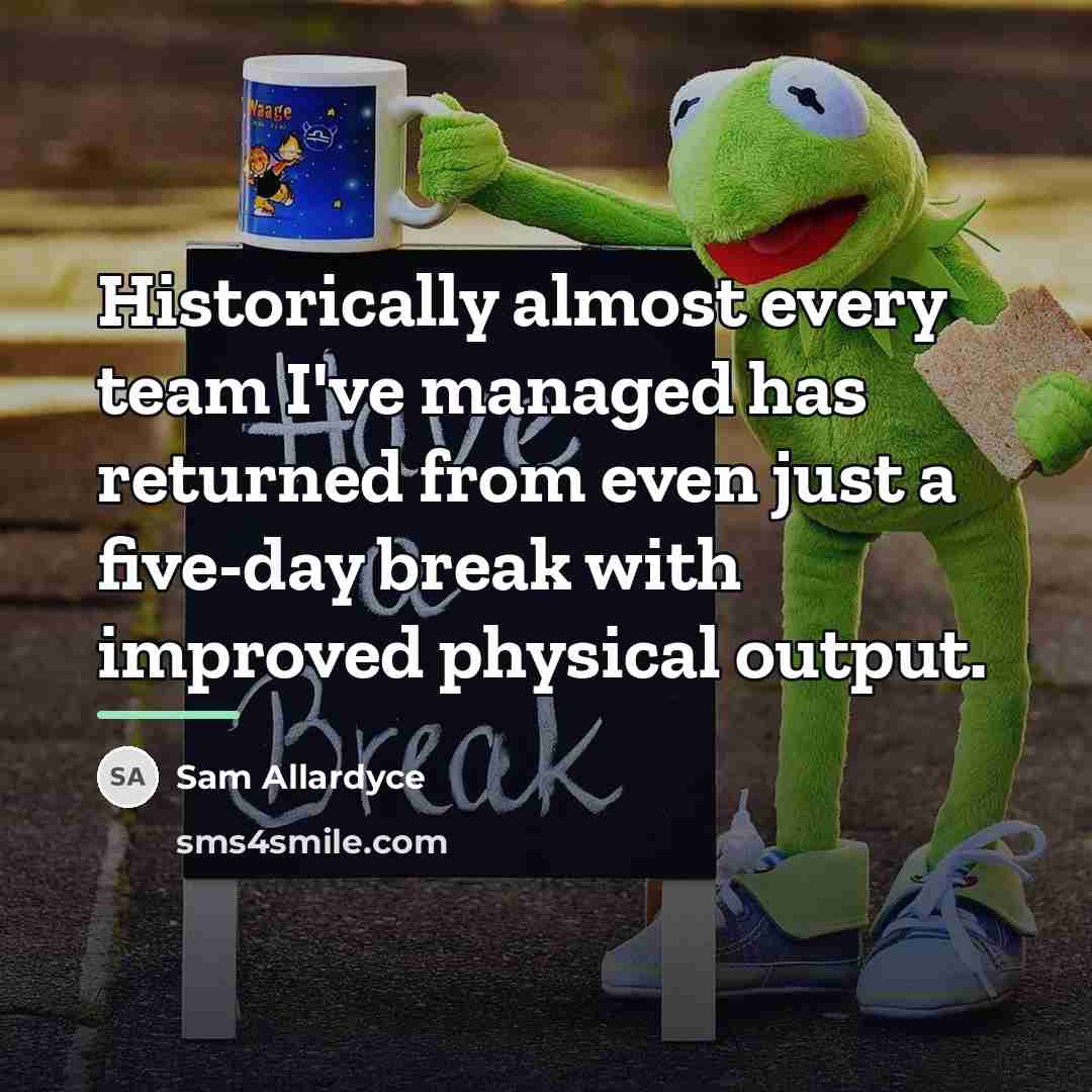 “Historically almost every team I've managed has returned from even…” quote by Sam Allardyce