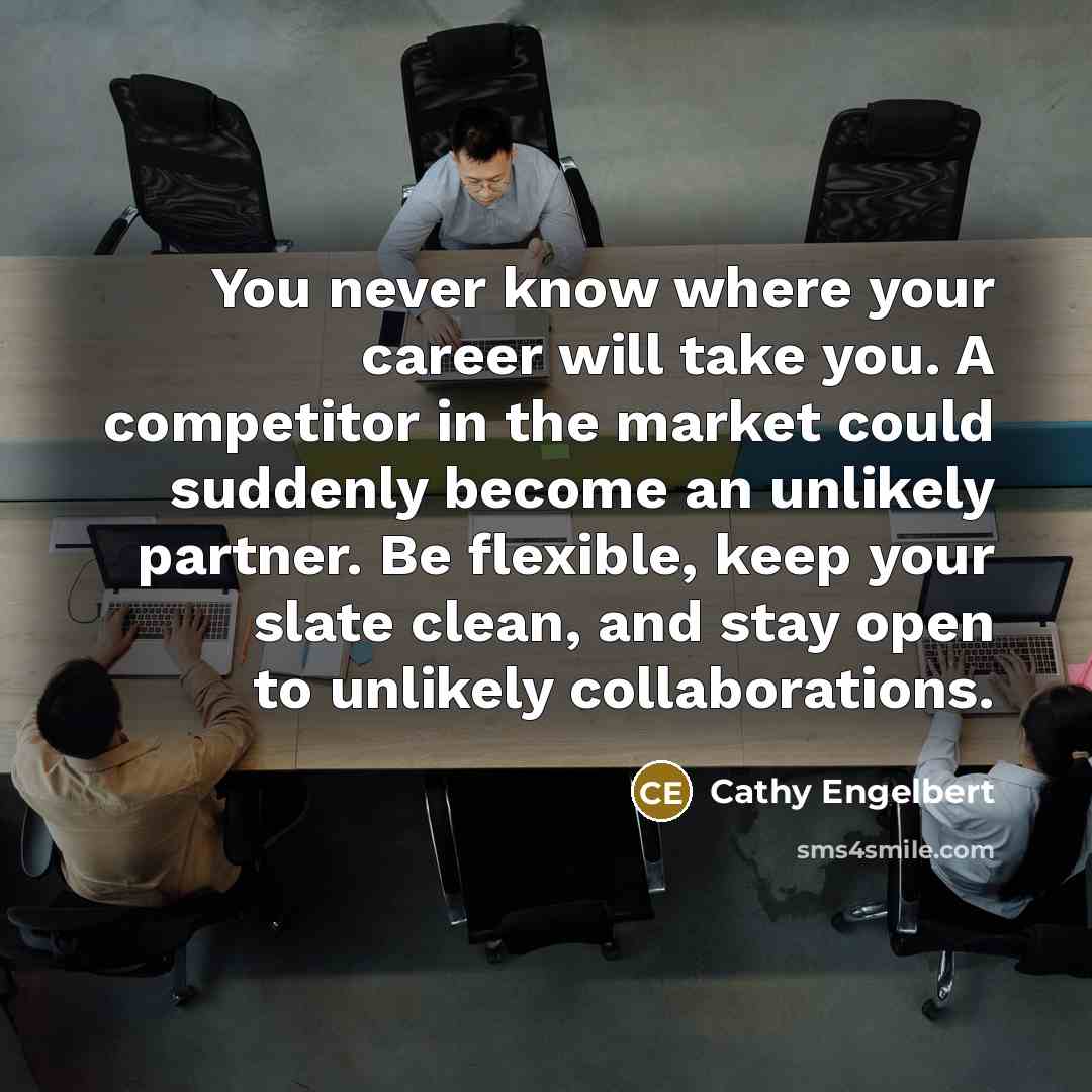 “You never know where your career will take you. A…” quote by Cathy Engelbert