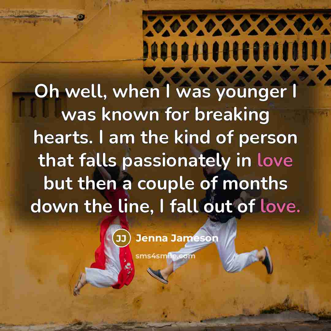 “Oh well, when I was younger I was known for…” quote by Jenna Jameson