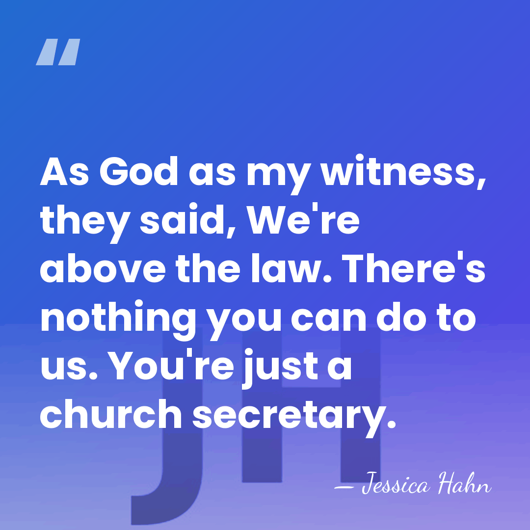 As God as my witness, they said, We're above the law. There's&hellip; - Jessica Hahn