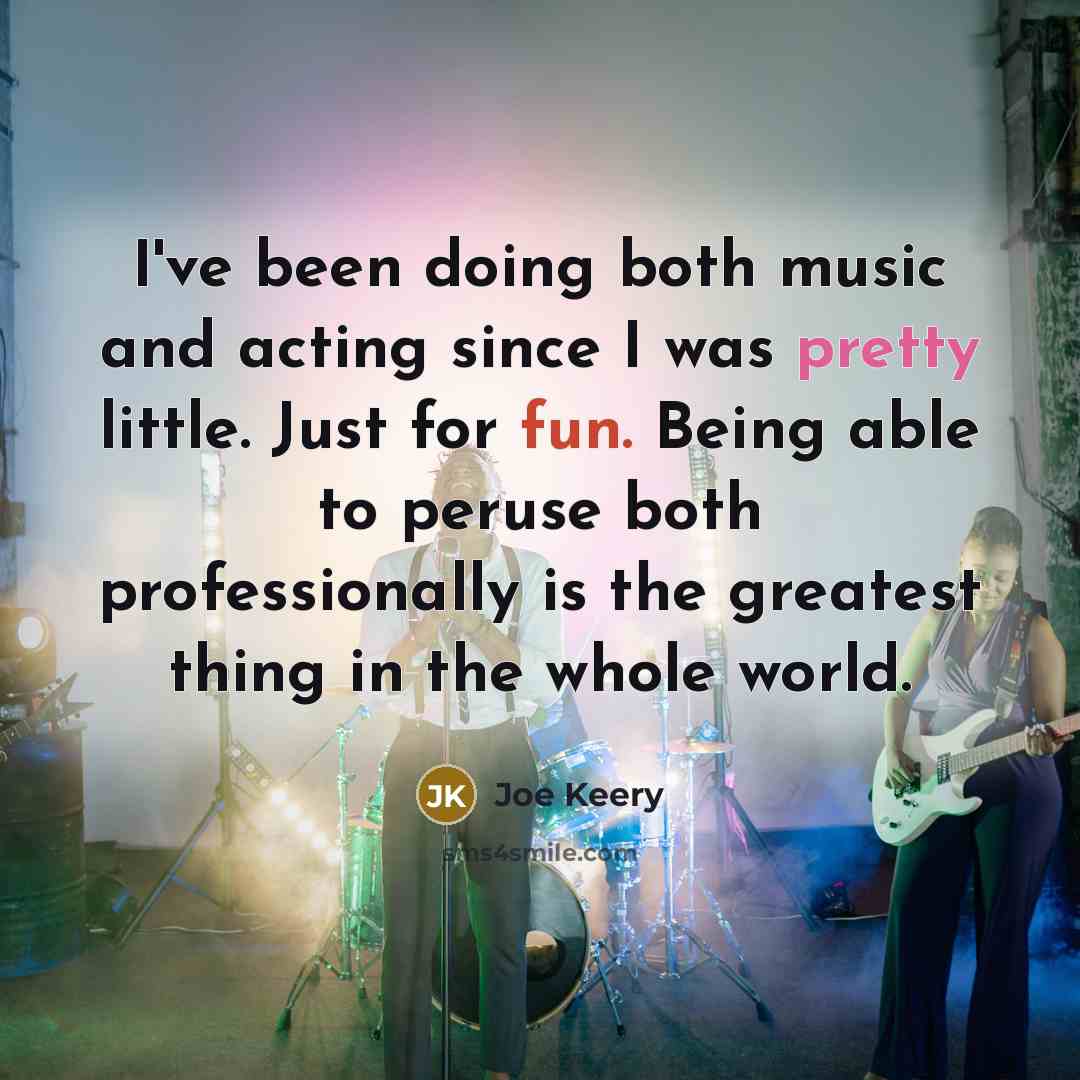 “I've been doing both music and acting since I was…” quote by Joe Keery
