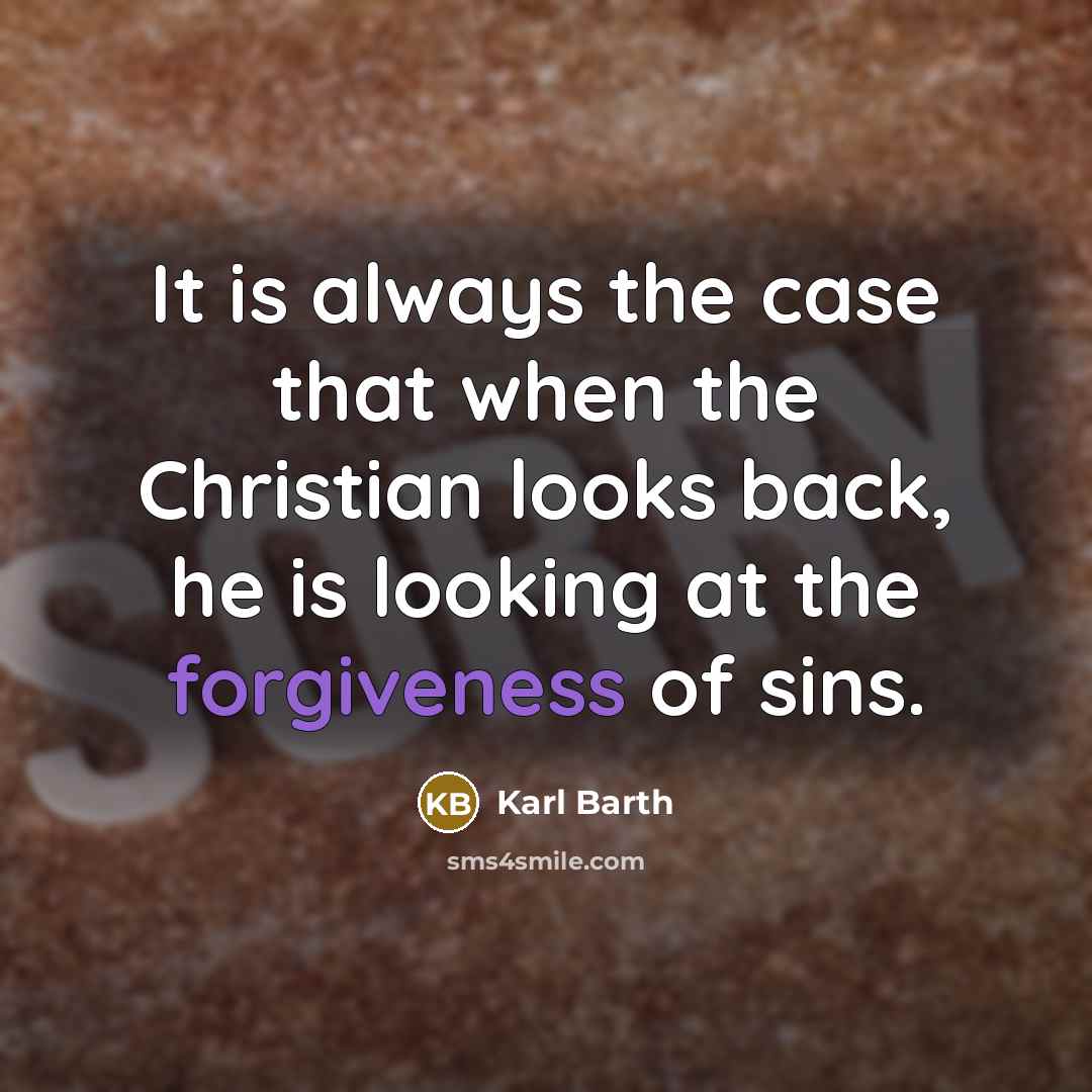 “It is always the case that when the Christian looks…” quote by Karl Barth