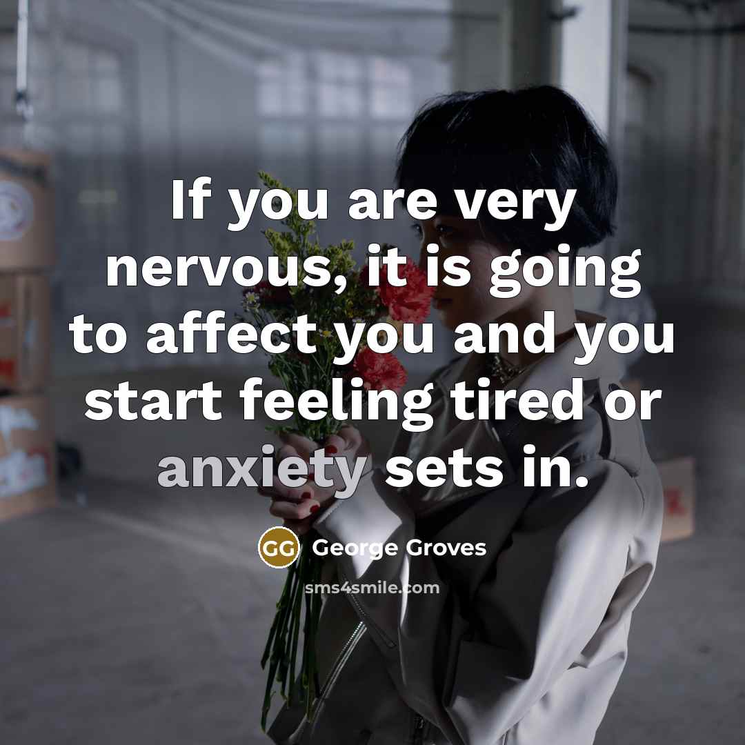 “If you are very nervous, it is going to affect…” quote by George Groves