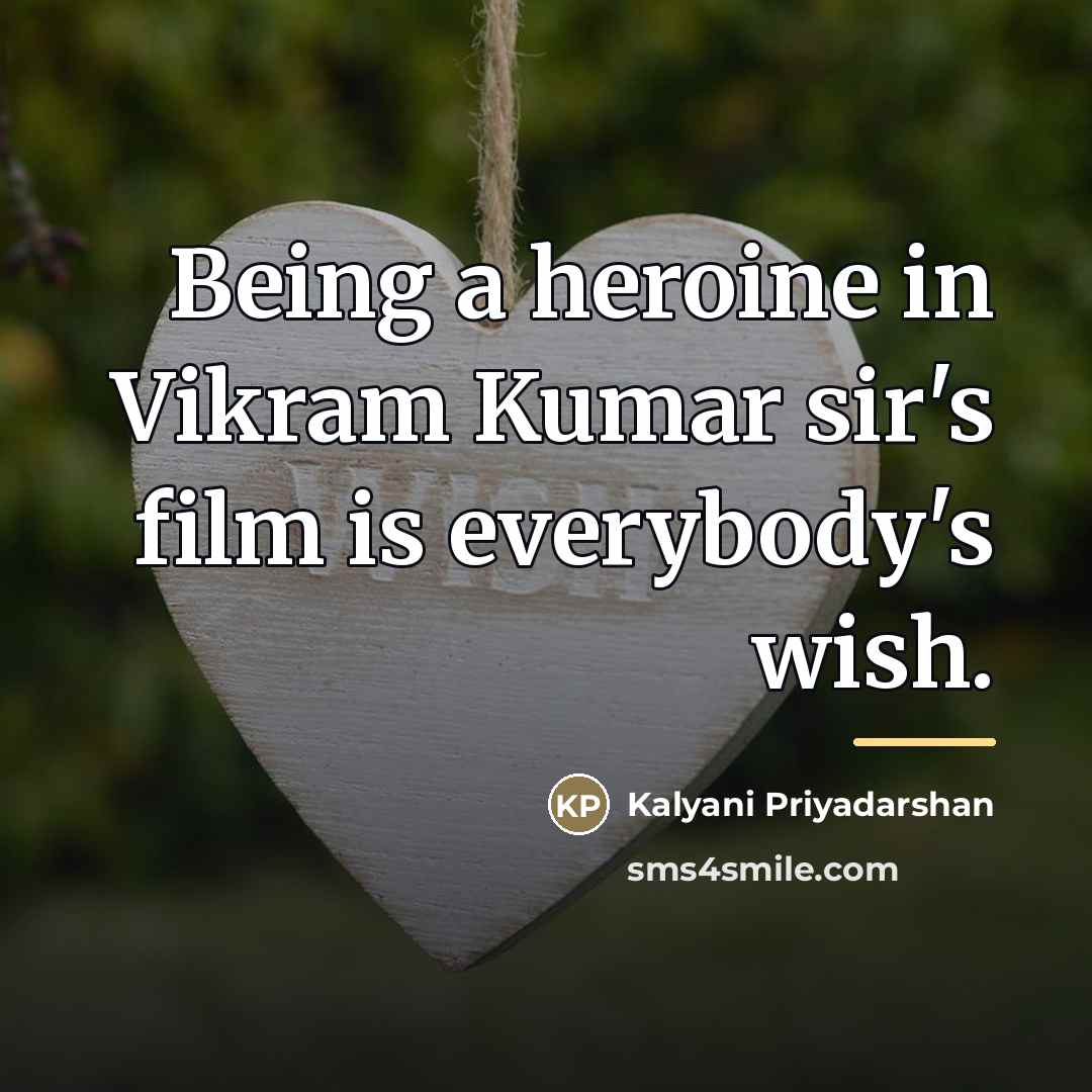 “Being a heroine in Vikram Kumar sir's film is everybody's…” quote by Kalyani Priyadarshan