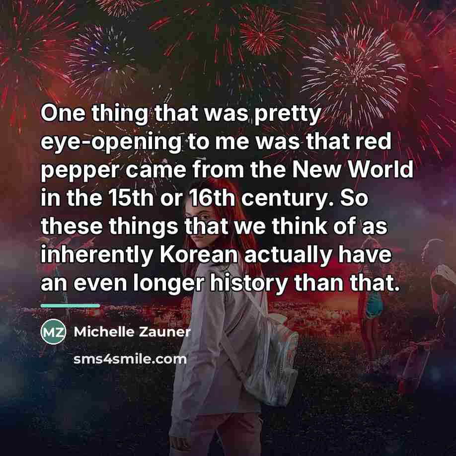 “One thing that was pretty eye-opening to me was that…” quote by Michelle Zauner