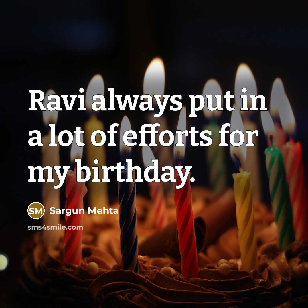“Ravi always put in a lot of efforts for my…” quote by Sargun Mehta