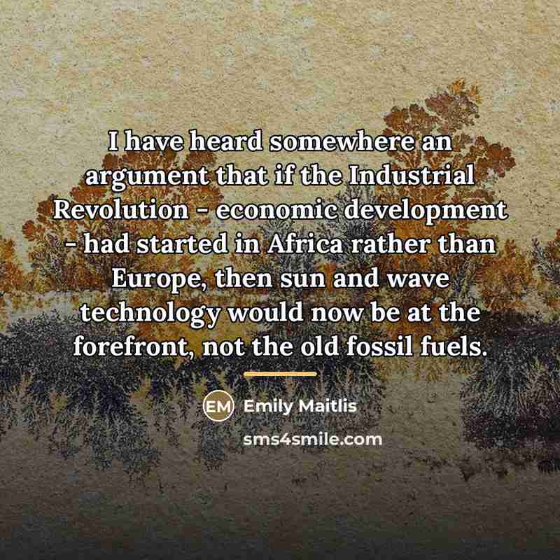 “I have heard somewhere an argument that if the Industrial…” quote by Emily Maitlis