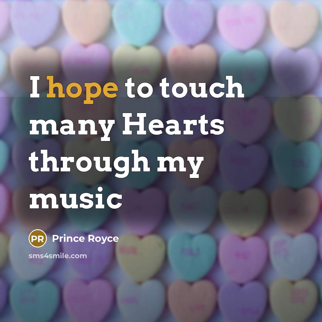“I hope to touch many Hearts through my music…” quote by Prince Royce