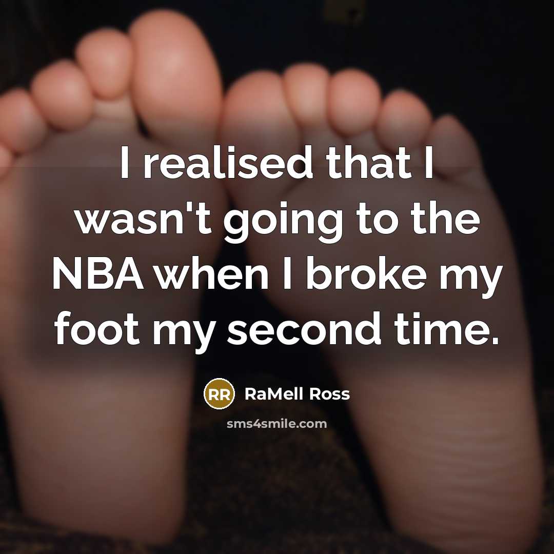 “I realised that I wasn't going to the NBA when…” quote by RaMell Ross