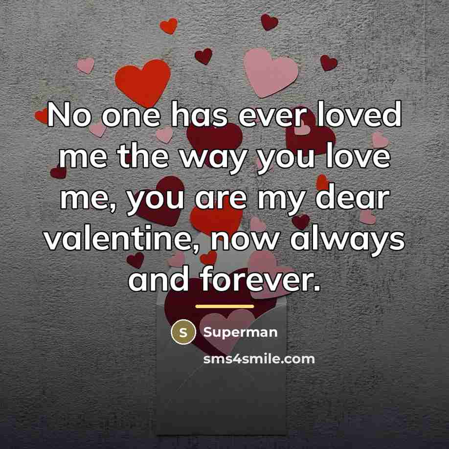 “No one has ever loved me the way you love…” quote by Superman