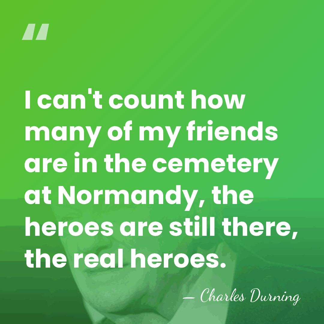 I can't count how many of my friends are in the cemetery&hellip; - Charles Durning