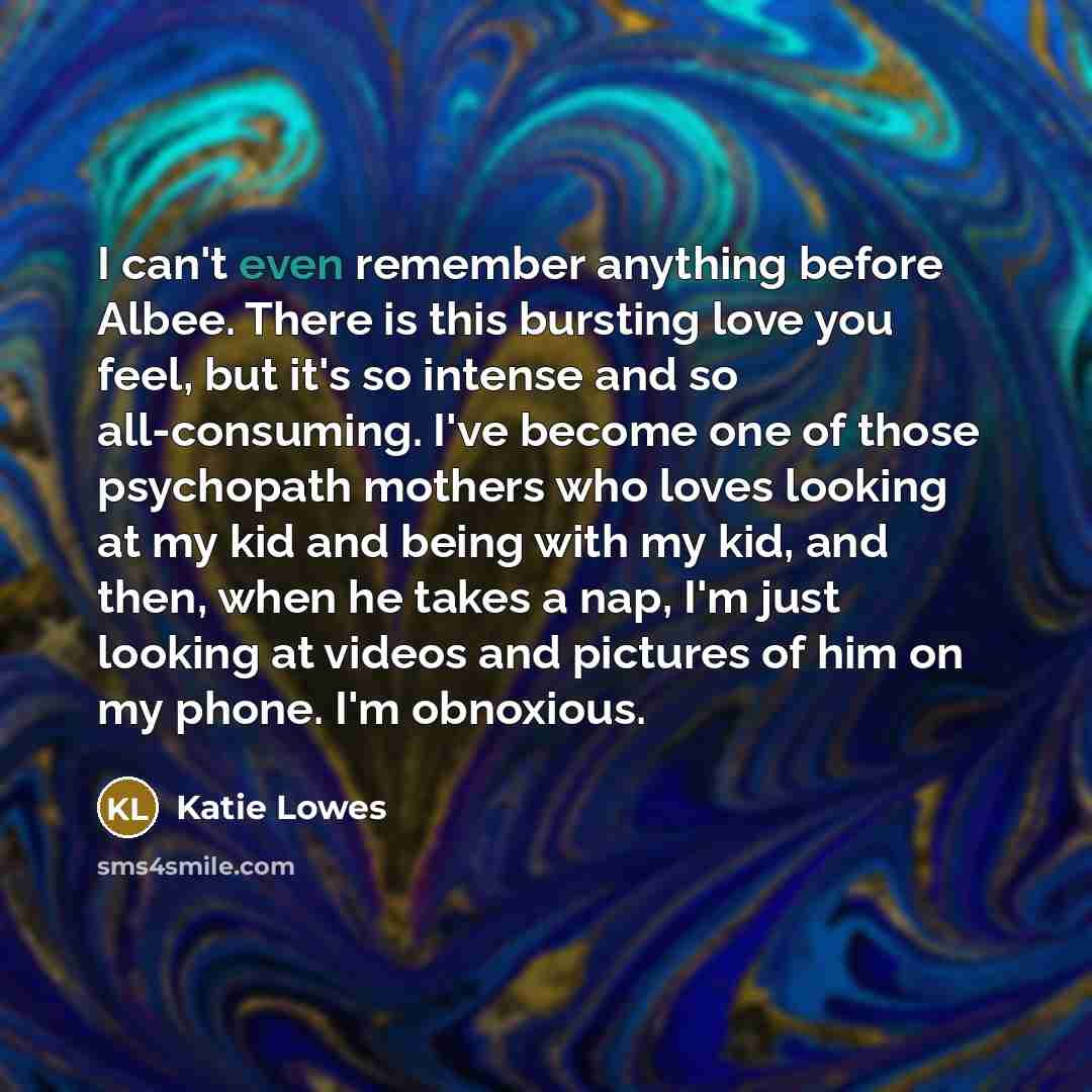 “I can't even remember anything before Albee. There is this…” quote by Katie Lowes