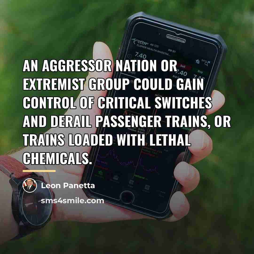 “An aggressor nation or extremist group could gain control of…” quote by Leon Panetta