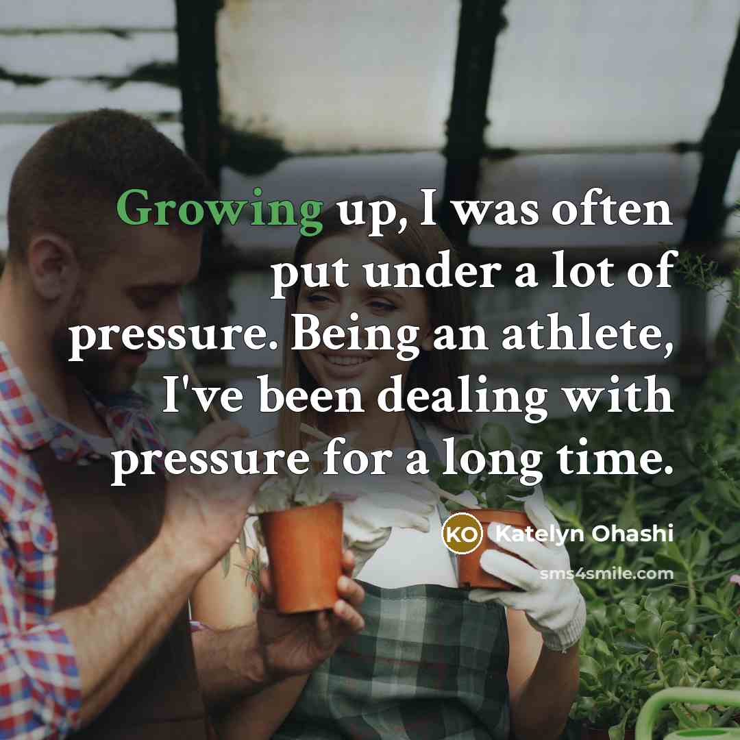 “Growing up, I was often put under a lot of…” quote by Katelyn Ohashi